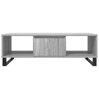 Tavolino da Salotto Grigio Sonoma 104x60x35cm Legno Multistrato 827098