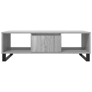 Tavolino da Salotto Grigio Sonoma 104x60x35cm Legno Multistrato 827098