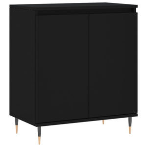 Credenza Nero 60x35x70 cm in Legno Multistrato 827149