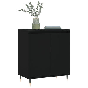 Credenza Nero 60x35x70 cm in Legno Multistrato 827149