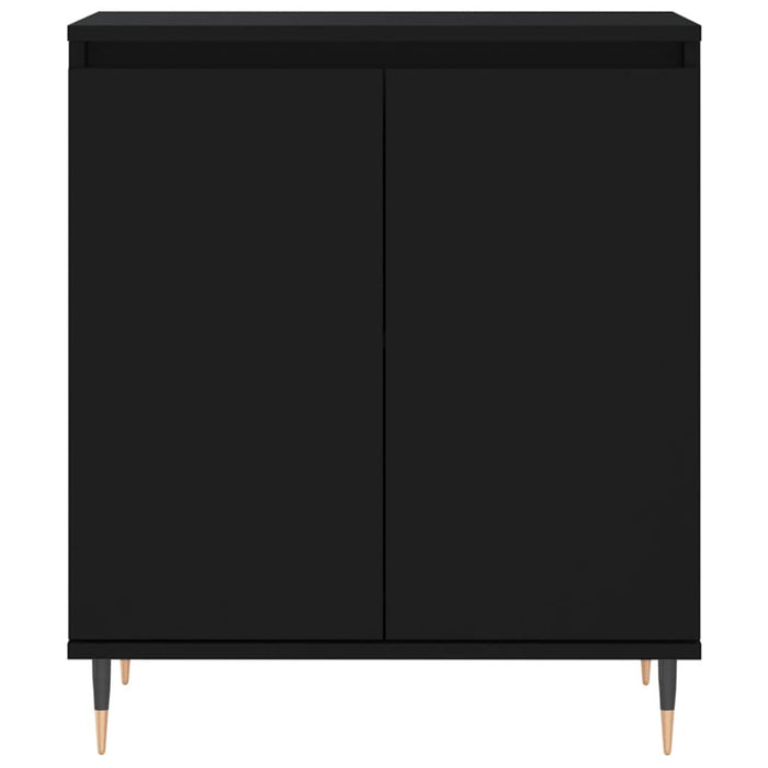 Credenza Nero 60x35x70 cm in Legno Multistrato 827149