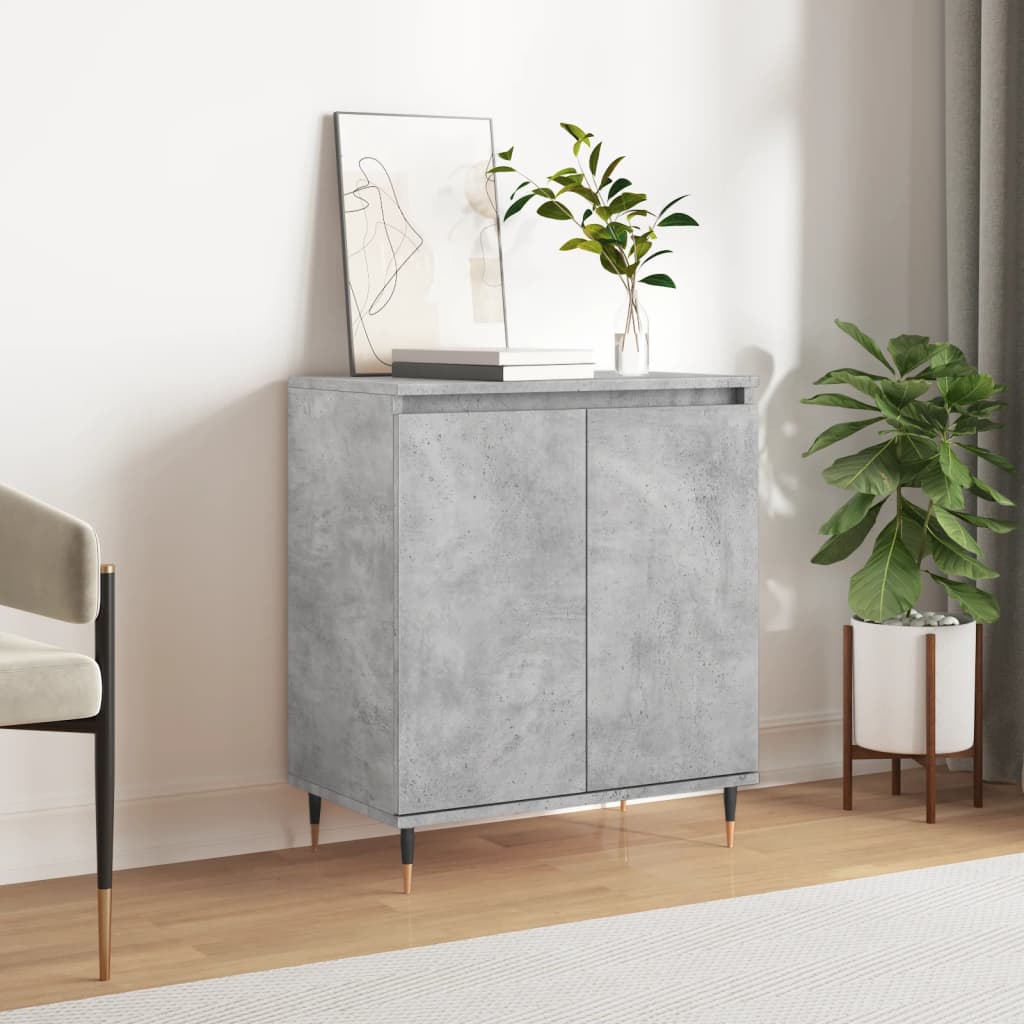 Credenza Grigio Cemento 60x35x70 cm in Legno Multistrato 827152