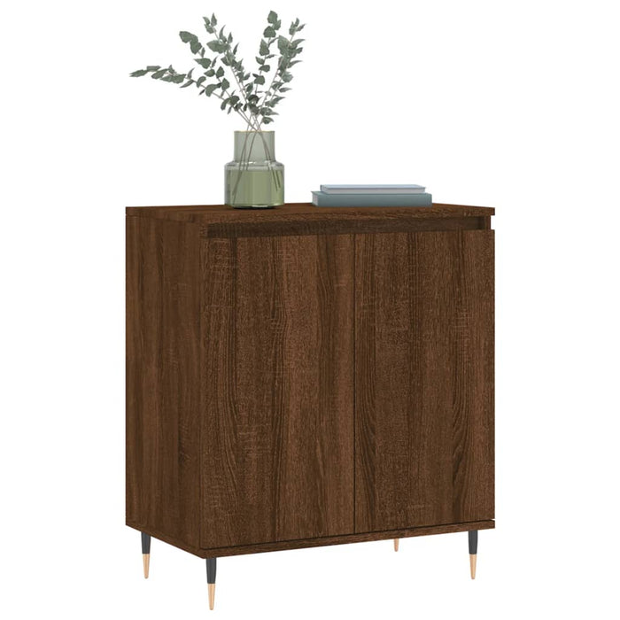 Credenza Rovere Marrone 60x35x70 cm in Legno Multistrato 827155