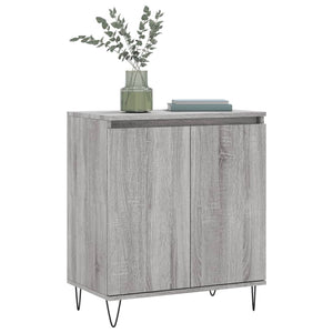 Credenza Grigio Sonoma 60x35x70 cm in Legno Multistrato 827162