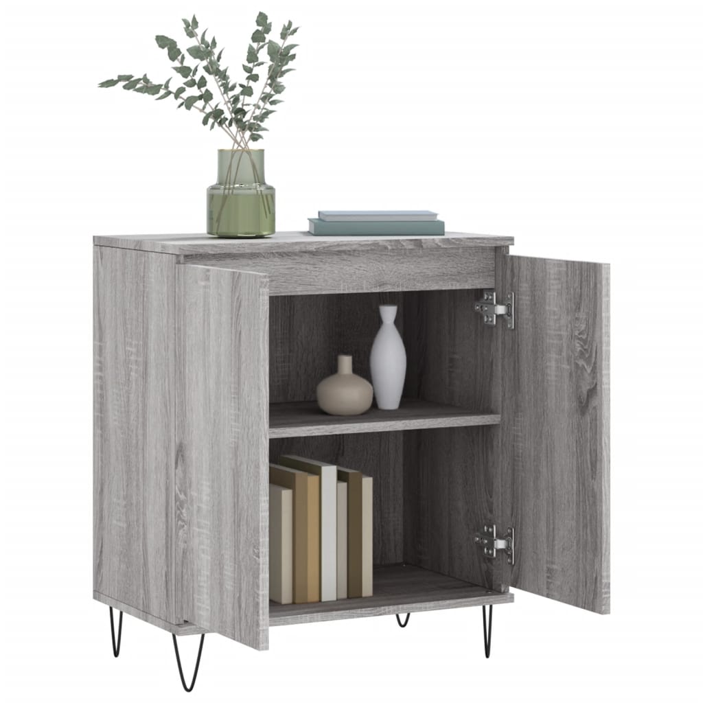 Credenza Grigio Sonoma 60x35x70 cm in Legno Multistrato 827162