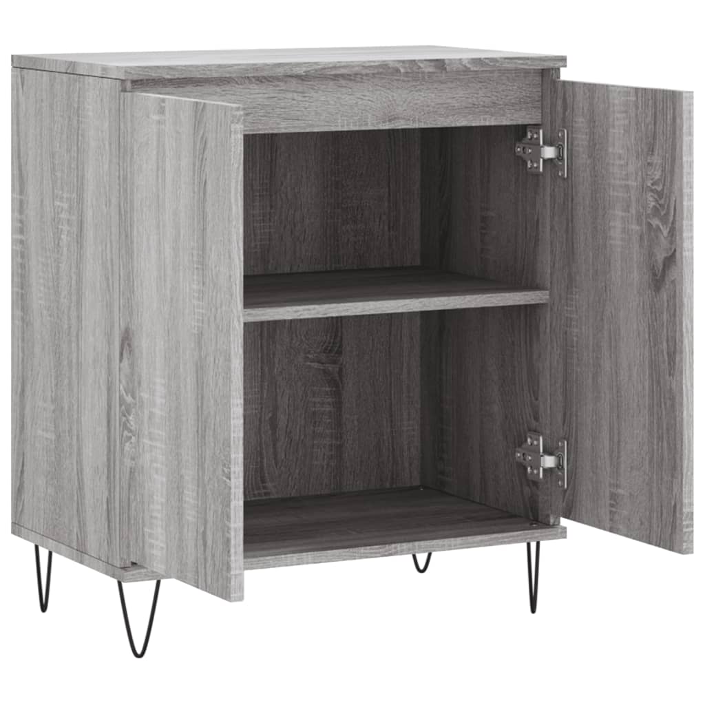 Credenza Grigio Sonoma 60x35x70 cm in Legno Multistrato 827162