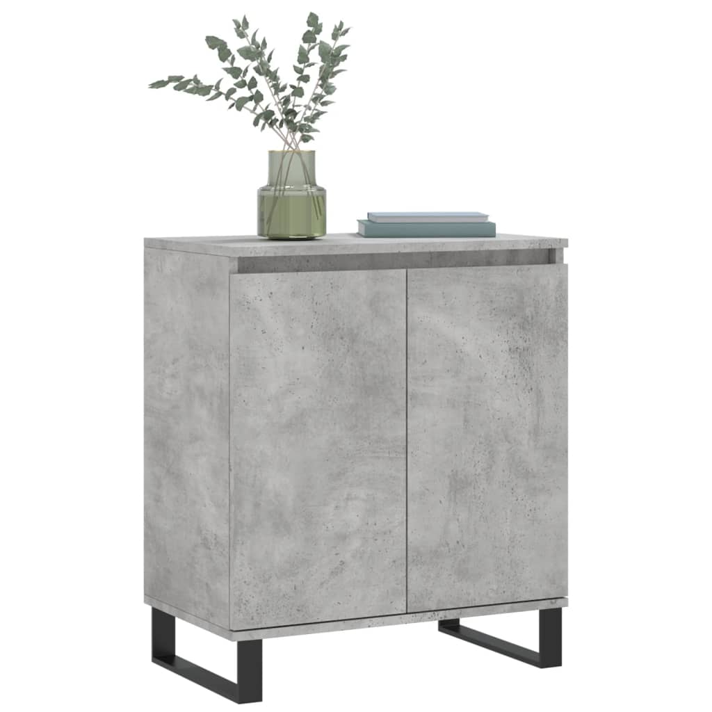 Credenza Grigio Cemento 60x35x70 cm in Legno Multistrato 827168