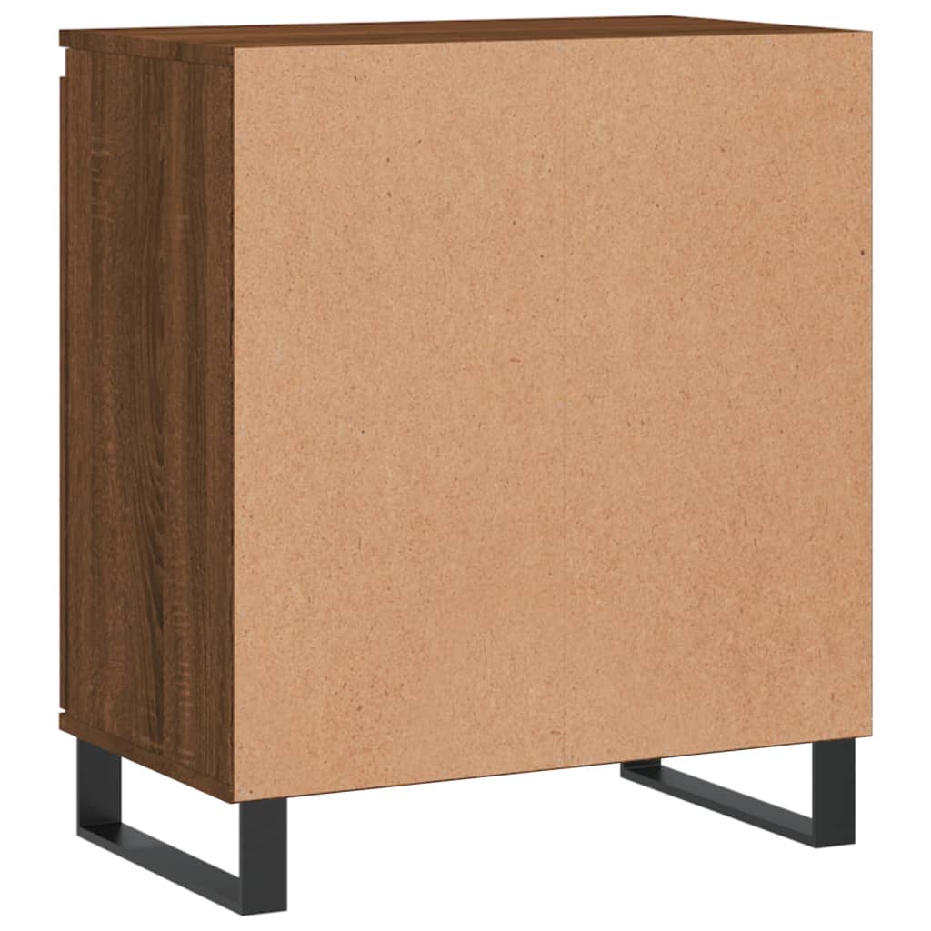 Credenza Rovere Marrone 60x35x70 cm in Legno Multistrato 827171