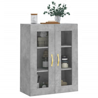 Mobile a Parete Grigio Cemento 69,5x34x90 cm 828464