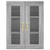 Mobile a Parete Grigio Sonoma 69,5x34x90 cm 828466