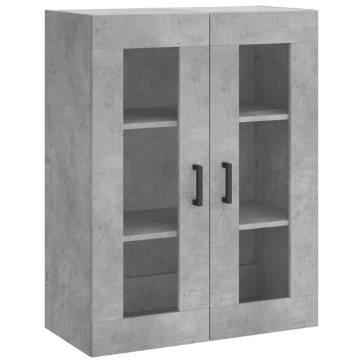 Mobile a Parete Grigio Cemento 69,5x34x90 cm 828480