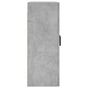 Mobile a Parete Grigio Cemento 69,5x34x90 cm 828480