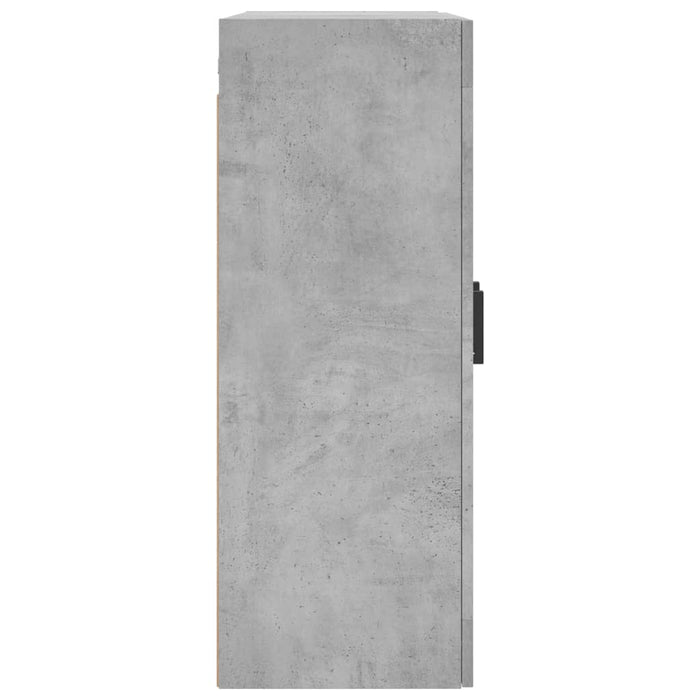 Mobile a Parete Grigio Cemento 69,5x34x90 cm 828480