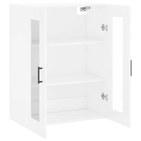 Mobile a Parete Bianco Lucido 69,5x34x90 cm 828486