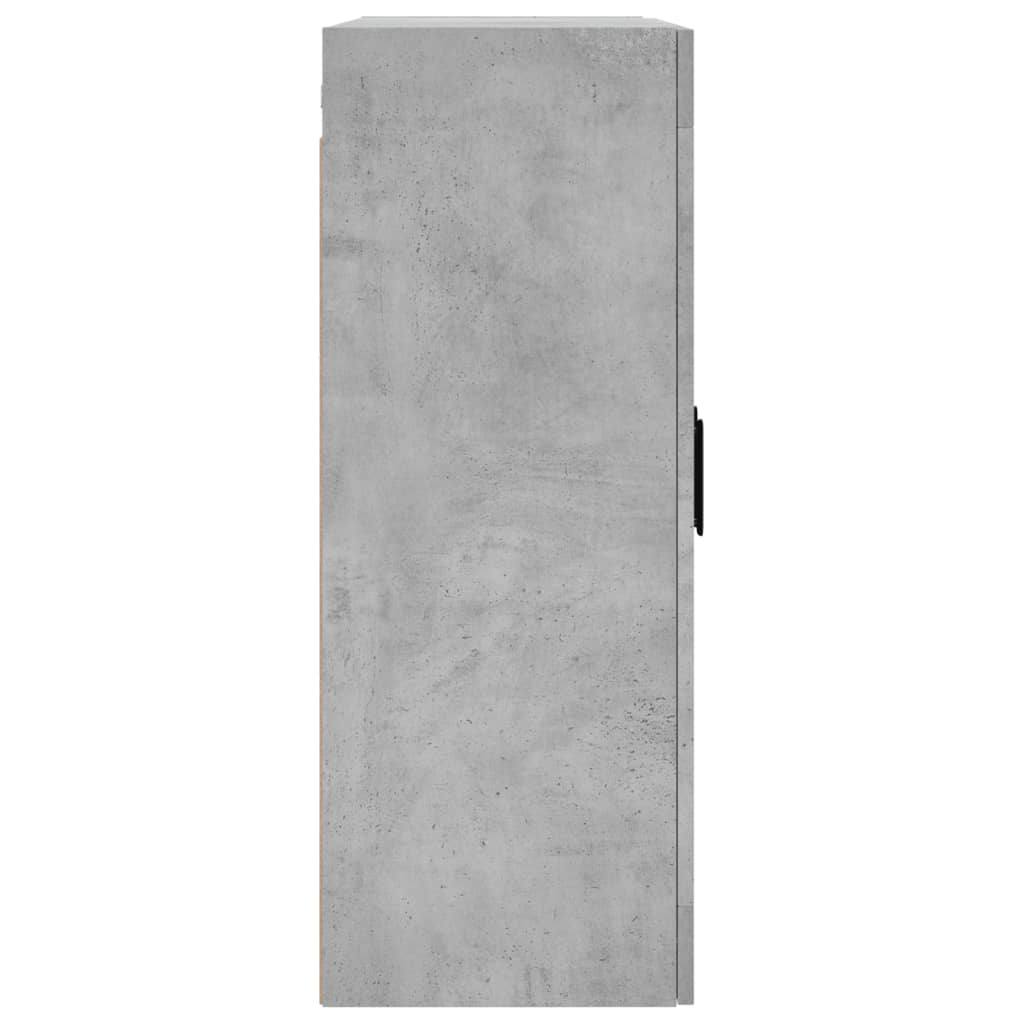 Mobile a Parete Grigio Cemento 69,5x34x90 cm 828488