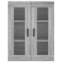 Mobile a Parete Grigio Sonoma 69,5x34x90 cm 828490