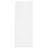 Mobile a Parete Bianco Lucido 69,5x34x90 cm 828494