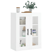 Mobile a Parete Bianco Lucido 69,5x34x90 cm 828502