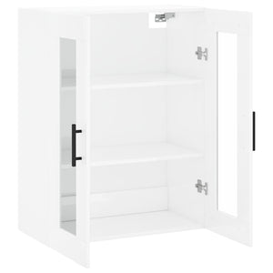 Mobile a Parete Bianco Lucido 69,5x34x90 cm 828502