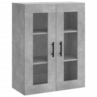 Mobile a Parete Grigio Cemento 69,5x34x90 cm 828504