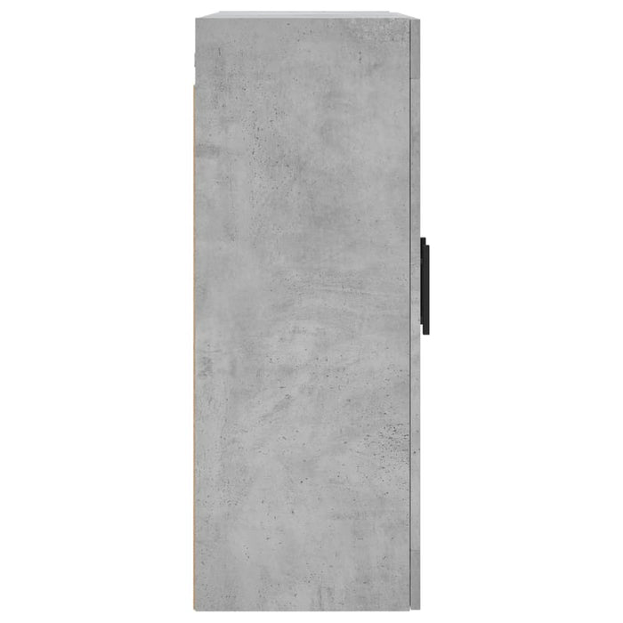 Mobile a Parete Grigio Cemento 69,5x34x90 cm 828504