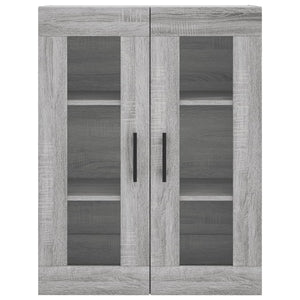 Mobile a Parete Grigio Sonoma 69,5x34x90 cm 828506