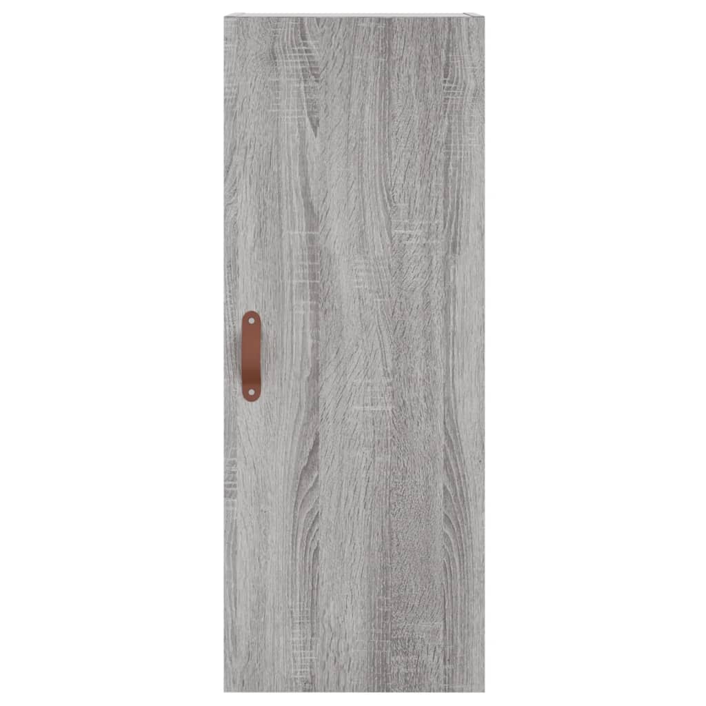 Mobile a Parete Grigio Sonoma 34,5x34x90 cm 828834