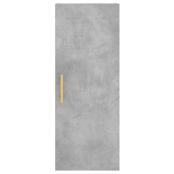 Mobile a Parete Grigio Cemento 34,5x34x90 cm 828848