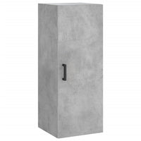 Mobile a Parete Grigio Cemento 34,5x34x90 cm 828856