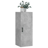 Mobile a Parete Grigio Cemento 34,5x34x90 cm 828856