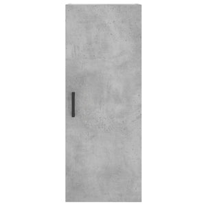 Mobile a Parete Grigio Cemento 34,5x34x90 cm 828856