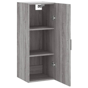 Mobile a Parete Grigio Sonoma 34,5x34x90 cm 828866