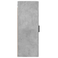 Mobile a Parete Grigio Cemento 34,5x34x90 cm 828872