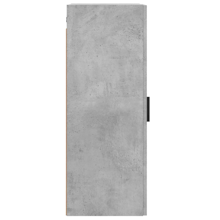 Mobile a Parete Grigio Cemento 34,5x34x90 cm 828872