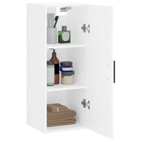 Mobile a Parete Bianco 34,5x34x90 cm 828876