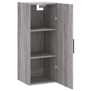 Mobile a Parete Grigio Sonoma 34,5x34x90 cm 828882