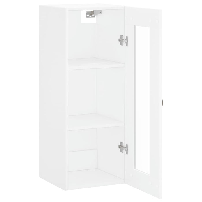 Mobile a Parete Bianco 34,5x34x90 cm 828884