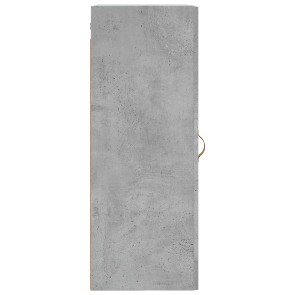 Mobile a Parete Grigio Cemento 34,5x34x90 cm 828888