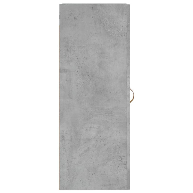 Mobile a Parete Grigio Cemento 34,5x34x90 cm 828888