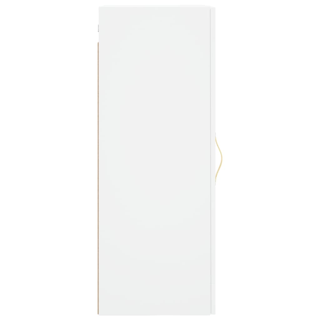 Mobile a Parete Bianco 34,5x34x90 cm 828892