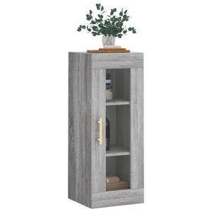 Mobile a Parete Grigio Sonoma 34,5x34x90 cm 828906