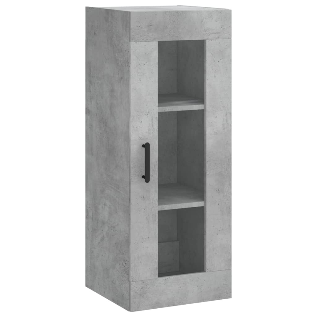 Mobile a Parete Grigio Cemento 34,5x34x90 cmcod mxl 128068