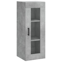 Mobile a Parete Grigio Cemento 34,5x34x90 cmcod mxl 128068