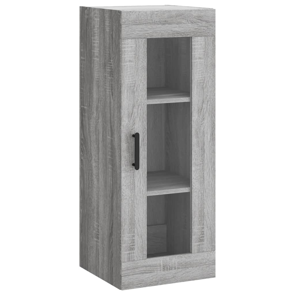 Mobile a Parete Grigio Sonoma 34,5x34x90 cm 828922