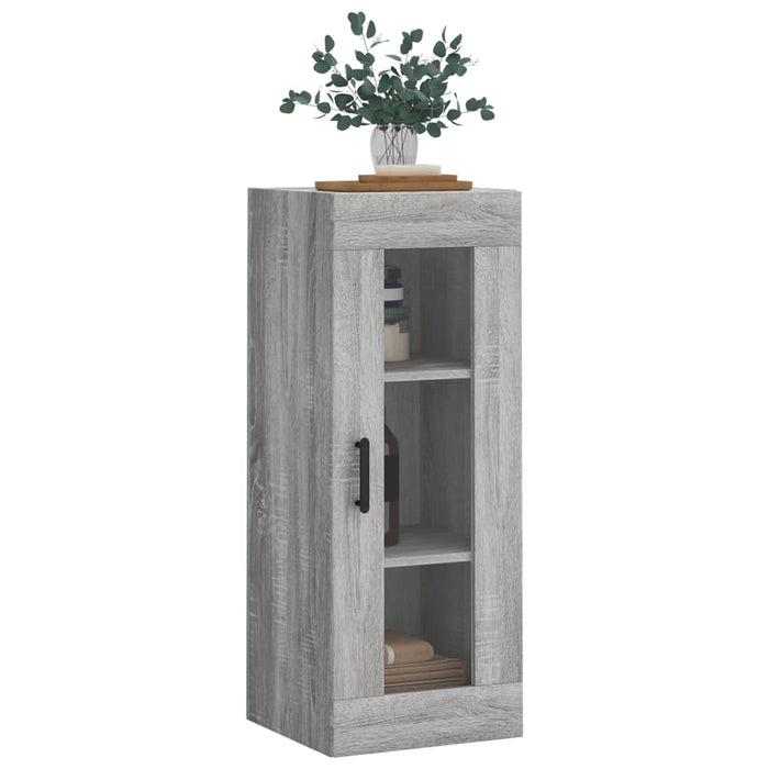 Mobile a Parete Grigio Sonoma 34,5x34x90 cm 828922