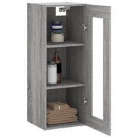 Mobile a Parete Grigio Sonoma 34,5x34x90 cm 828930