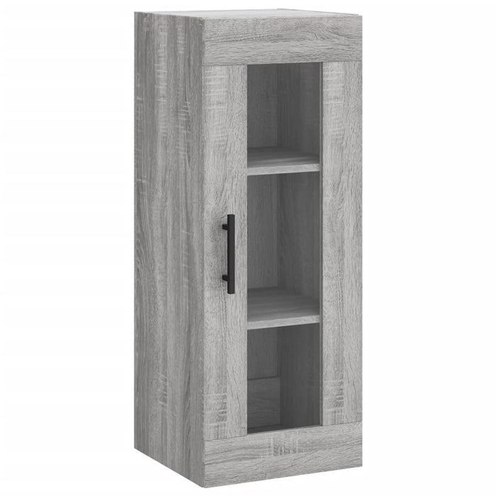 Mobile a Parete Grigio Sonoma 34,5x34x90 cm 828938