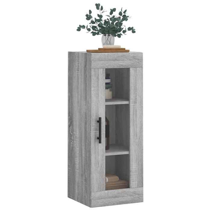 Mobile a Parete Grigio Sonoma 34,5x34x90 cm 828938