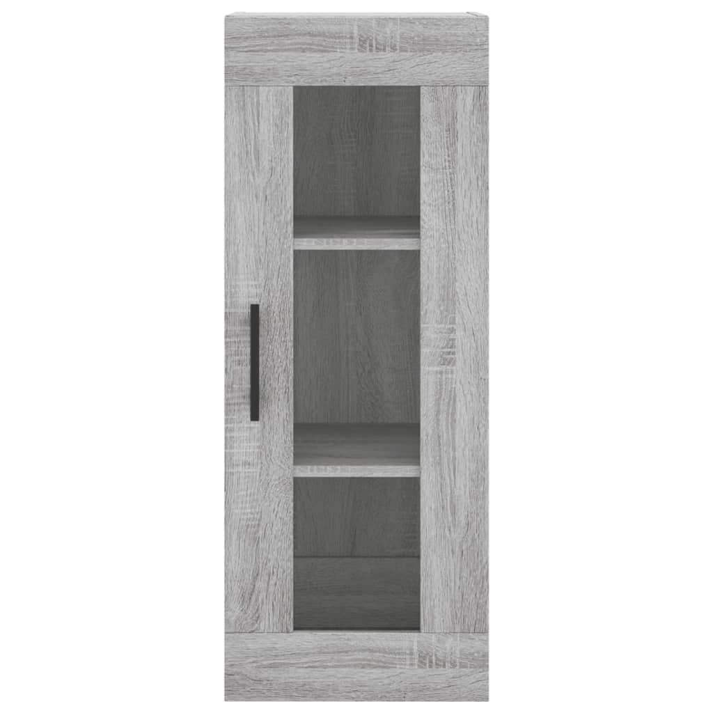 Mobile a Parete Grigio Sonoma 34,5x34x90 cm 828938