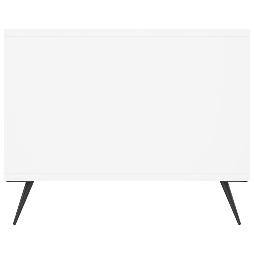 Tavolino da Salotto Bianco 90x50x40 cm in Legno Multistrato 829180